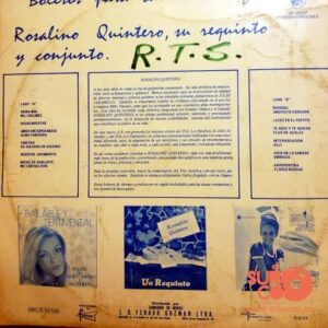 Disco de Vinilo Rosalino Quintero - Boleros Para Bailar Contigo Vinyl Record