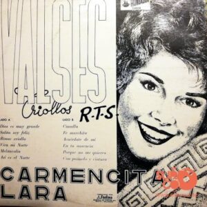 Disco de Vinilo Carmencita Lara  - Valses Criollos Vinyl Record