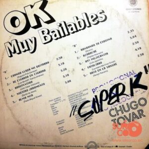Disco de Vinilo Chugo Tovar - O.K. Muy Bailables Vinyl Record