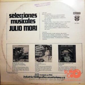 Disco de Vinilo Julio Mori - Selecciones Musicales Vinyl Record