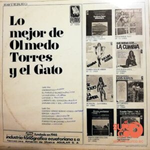 Disco de Vinilo Olmedo Torres - Lo Mejor De Olmedo Torres Y El Gato Vinyl Record