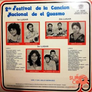 Disco de Vinilo Varios - 2do Festival De La Canción Nacional De El Guasmo Vinyl Record