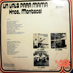Disco de Vinilo Hermanos Montecel - Un Vals Para Mama Vinyl Record