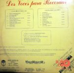 Disco de Vinilo Héctor Moncada - Dos Voces Para Recordar Vinyl Record