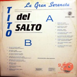 Disco de Vinilo Tito Del Salto  - La Gran Serenata Vinyl Record