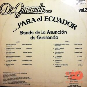 Disco de Vinilo La Banda De La Asunción - Guaranda Al Ecuador Vinyl Record