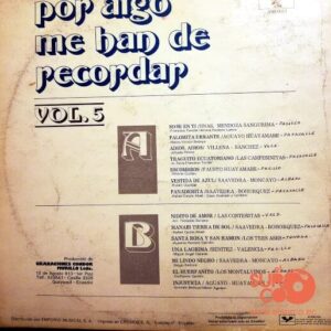 Disco de Vinilo Varios - Por Algo Me Han De Recordar Vol. 5 Vinyl Record