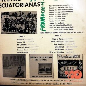 Disco de Vinilo Banda Andrade Marín - Fiestas Ecuatorianas Vinyl Record