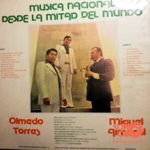 Disco de Vinilo Olmedo Torres Y Miguel Almachi - Música Nacional Desde La Mitad Del Mundo Vinyl Record