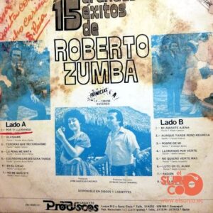Disco de Vinilo Roberto Zumba - 15 Grandes Éxitos. De Roberto Zumba Vinyl Record