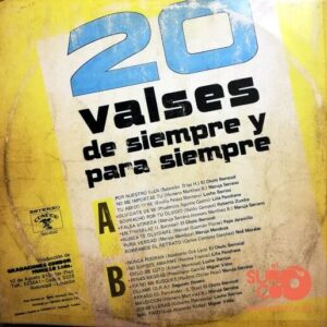 Disco de Vinilo Varios - 20 Valses De Siempre Y Para Siempre Vinyl Record