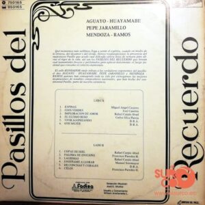 Disco de Vinilo Varios - Pasillos Del Recuerdo Vinyl Record