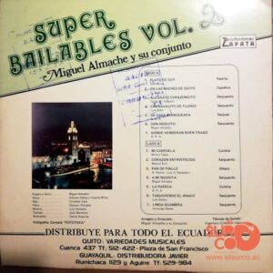 Disco de Vinilo Miguel Almachi Y Su Conjunto - Super Bailables Vol. II Vinyl Record