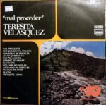 Disco de Vinilo Teresita Velásquez - Mal Proceder Vinyl Record