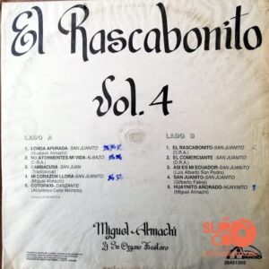 Disco de Vinilo Miguel Almachi Y Su Conjunto - El Rascabonito Vinyl Record