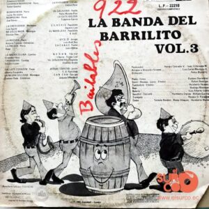 Disco de Vinilo La Banda Del Barrilito - Noches De Taberna Vol 3 Vinyl Record