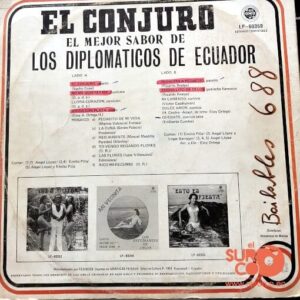 Disco de Vinilo Los Diplomáticos De Ecuador - El Conjuro Vinyl Record