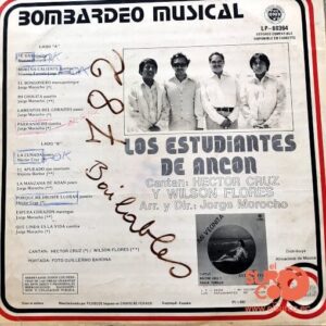 Disco de Vinilo Los Estudiantes De Ancón - Bombardeo Musical Vinyl Record