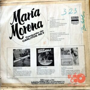 Disco de Vinilo Maria Morena - Conjunto De Carlitos Rey Vinyl Record
