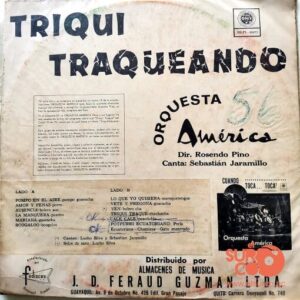 Disco de Vinilo Orquesta América - Triqui Traqueando Vinyl Record