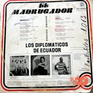 Disco de Vinilo Los Diplomáticos De Ecuador - El Madrugador Vinyl Record
