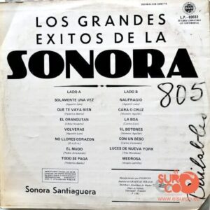 Disco de Vinilo Sonora Santiaguera - Los Grandes Éxitos De La Sonora Santiaguera Vinyl Record