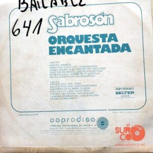 Disco de Vinilo Orquesta Encantada - Sabroson Vinyl Record