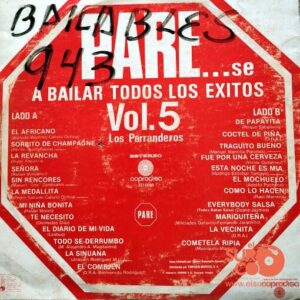Disco de Vinilo Los Parranderos - !Pare...Se A Bailar Todos Los Éxitos! Vol 5 Vinyl Record