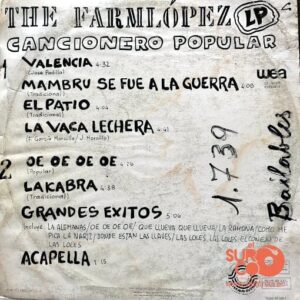 Disco de Vinilo The Farmlopez - Cancionero Popular Vinyl Record