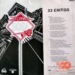 Disco de Vinilo Zona Rosa - 33 Éxitos Vinyl Record