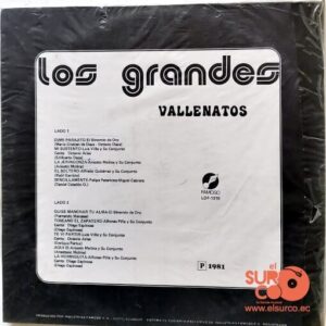 Disco de Vinilo Varios - Los Grandes Vallenatos Vinyl Record