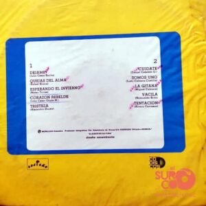 Disco de Vinilo Felipe Paterna Y Su Conjunto - Quejas Del Alma Vinyl Record