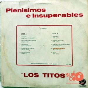 Disco de Vinilo Los Titos - Plenisimos E Insuperables Vinyl Record