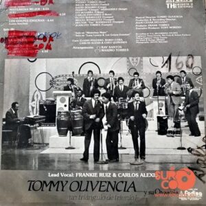 Disco de Vinilo Tommy Olivencia - Tommy Olivencia Y Su Orquesta Un Triangulo De Triunfo! Vinyl Record