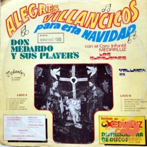Disco de Vinilo Don Medardo Y Sus Players - Alegres Villancicos Para Navidad Vinyl Record