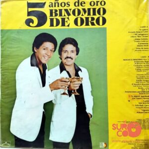 Disco de Vinilo El Binomio De Oro - Cinco Años De Oro Vinyl Record