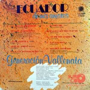Disco de Vinilo Generación Vallenata - Ecuador De Mis Amores Vinyl Record