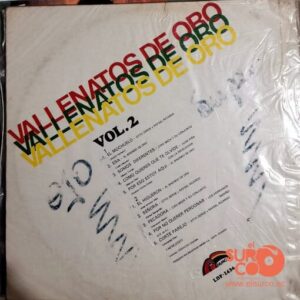 Disco de Vinilo Varios - Vallenatos De Oro Vinyl Record