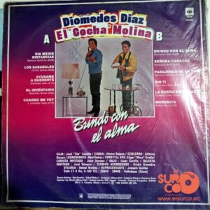 Disco de Vinilo Diomedes Díaz - Brindo Con El Alma Vinyl Record