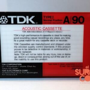 Cassette - TDK A90