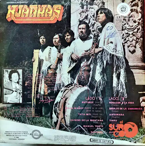 Disco de Vinilo Los Kjarkas - Kutimuy Vinyl Record