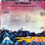 Disco de Vinilo Inti Illimani - Canto De Pueblos Andinos Vol II Vinyl Record