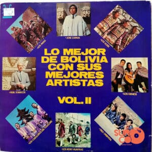 Varios - Los Mejor De Bolivia Con Sus Mejores Artistas Vol II Vinilo