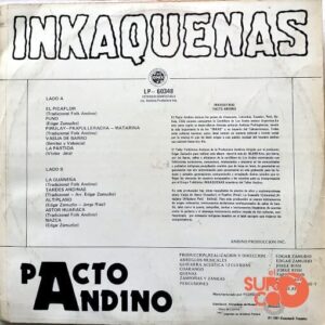 Disco de Vinilo Pacto Andino - Inkaquenas Vinyl Record