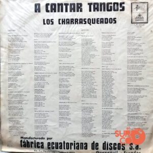 Disco de Vinilo Los Charrasqueados - A Cantar Tangos Vinyl Record
