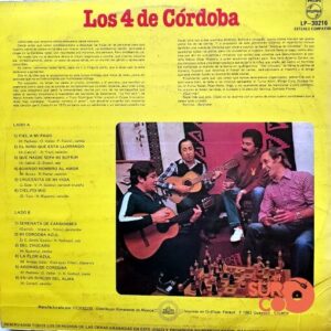 Disco de Vinilo Los 4 De Córdoba - Permiso Serenata Vinyl Record