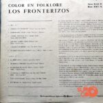 Disco de Vinilo Los Fronterizos - Color En Folklore Vinyl Record