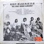 Disco de Vinilo Los Kjarkas - En Vivo Desde Europa Vinyl Record