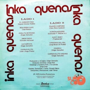 Disco de Vinilo Incakenas - Inkaquenas Vinyl Record