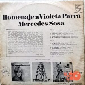 Disco de Vinilo Mercedes Sosa - Homenaje A Violeta Parra Vinyl Record